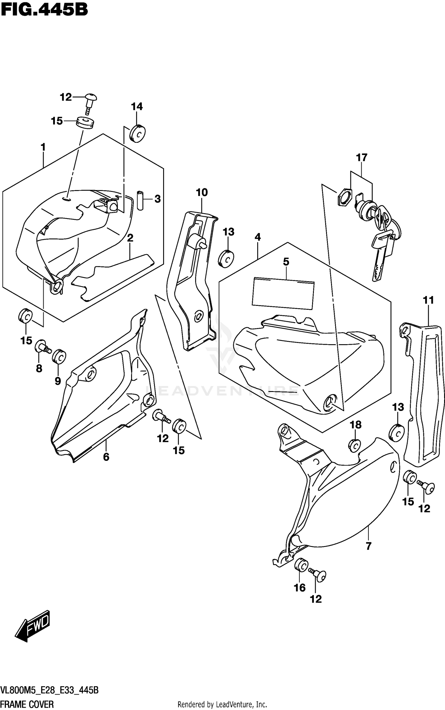 FRAME COVER (VL800)