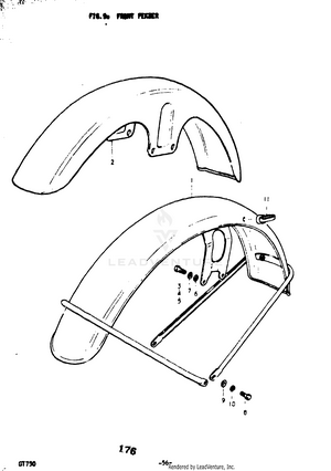 Front Fender Schematic