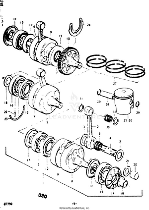 Piston - Crankshaft Schematic