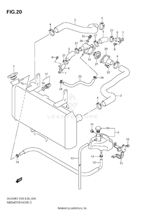 Radiator Hose Schematic