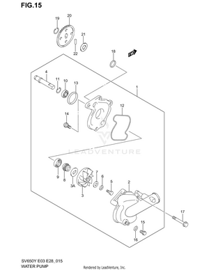 Water Pump (model X/y) Schematic