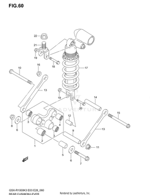Rear Cushion Lever Schematic