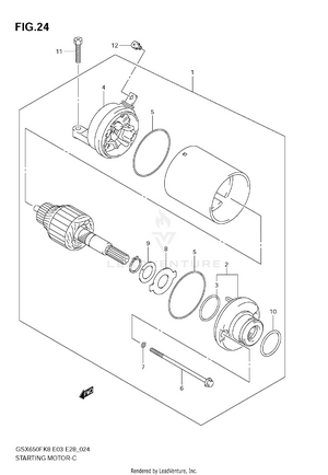 Starting Motor Schematic
