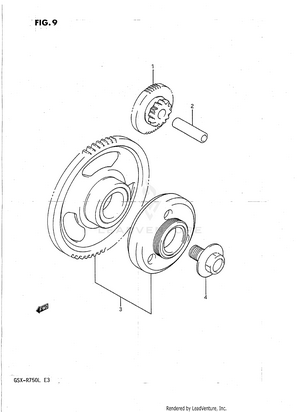 Starter Clutch Schematic