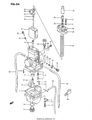Carburetor (k/l/m/n/p/r) Schematic