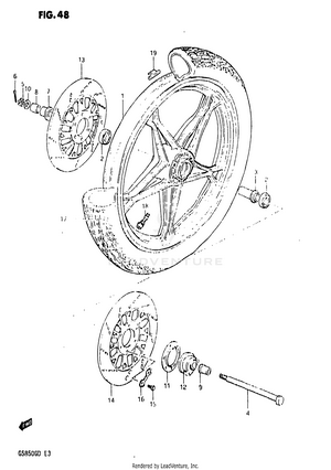 Front Wheel Schematic