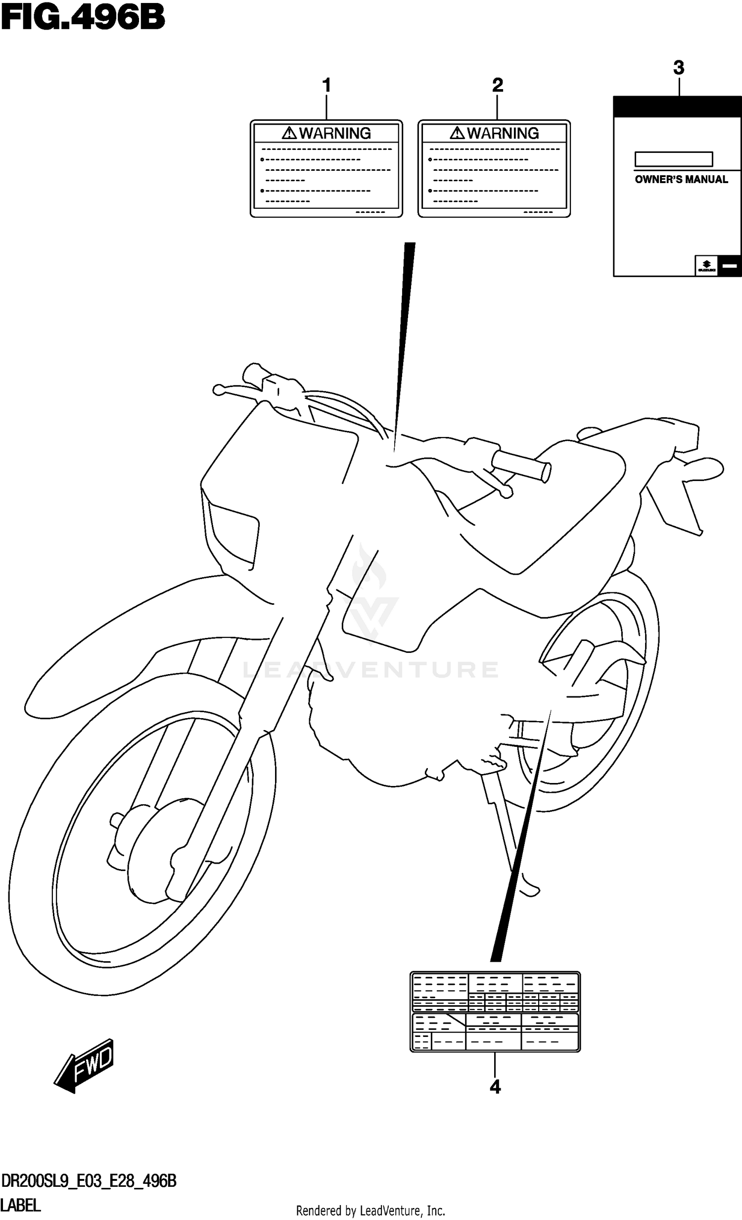 LABEL (DR200SL9 E28)