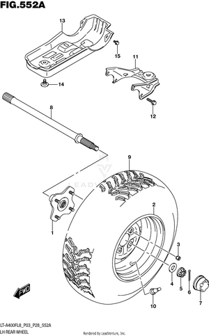 Lh Rear Wheel Schematic