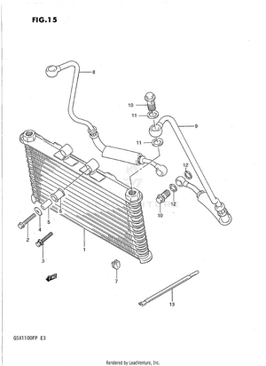 Oil Cooler Schematic