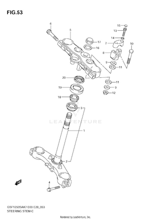 Steering Stem Schematic
