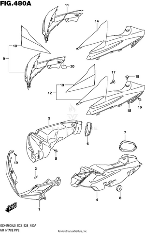 Air Intake Pipe Schematic