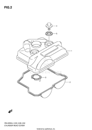 Cylinder Head Cover Schematic