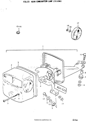 Rear Combination Lamp (tc1258) Schematic