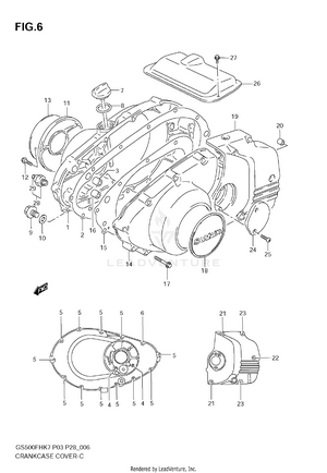 Crankcase Cover Schematic