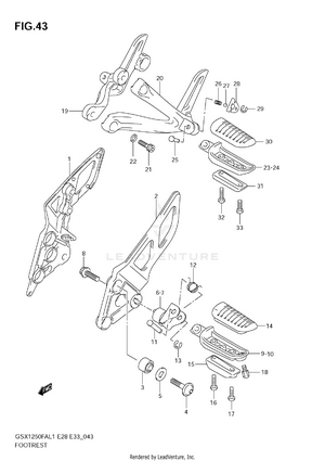 Footrest Schematic
