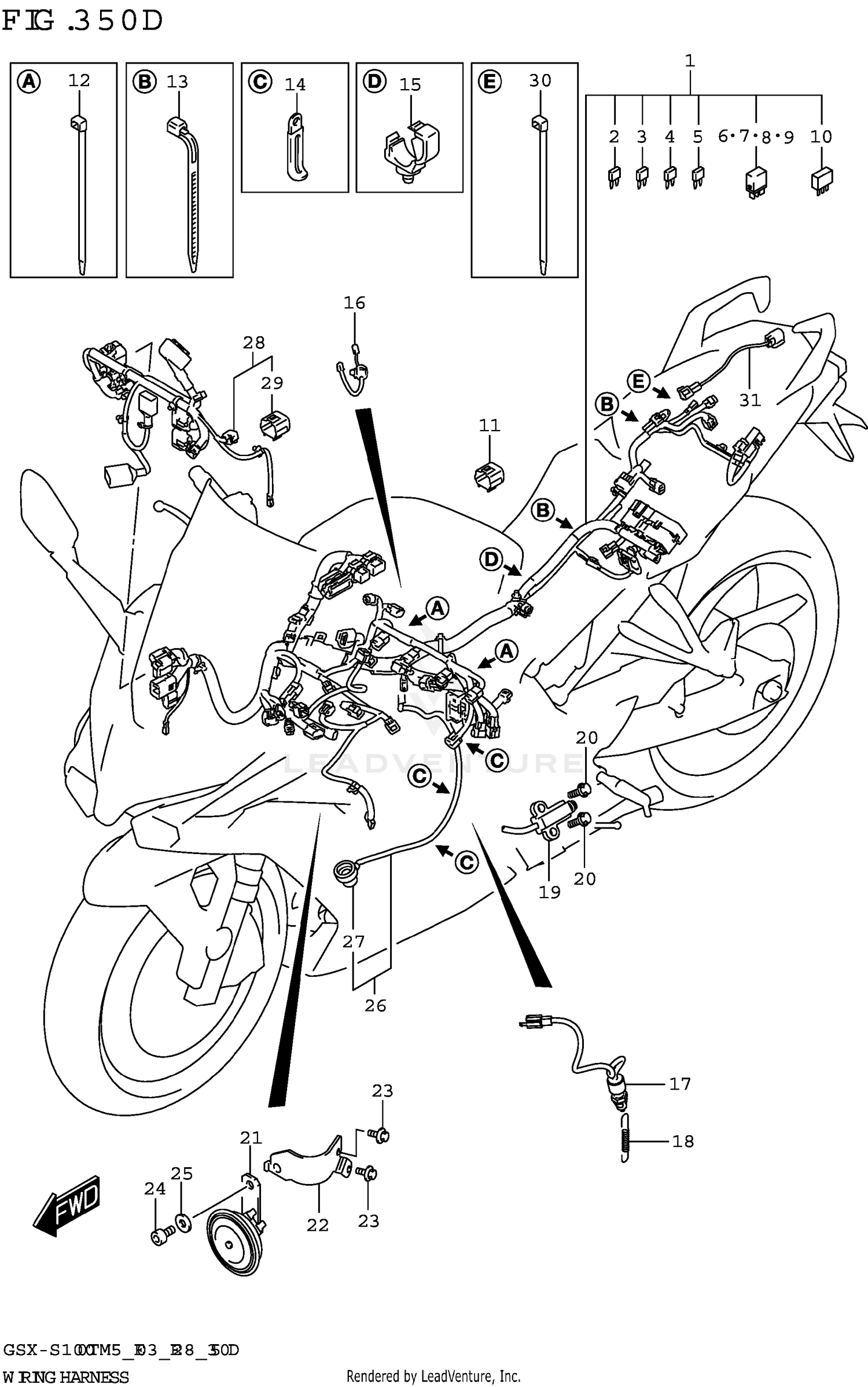 WIRING HARNESS (E03,E28)