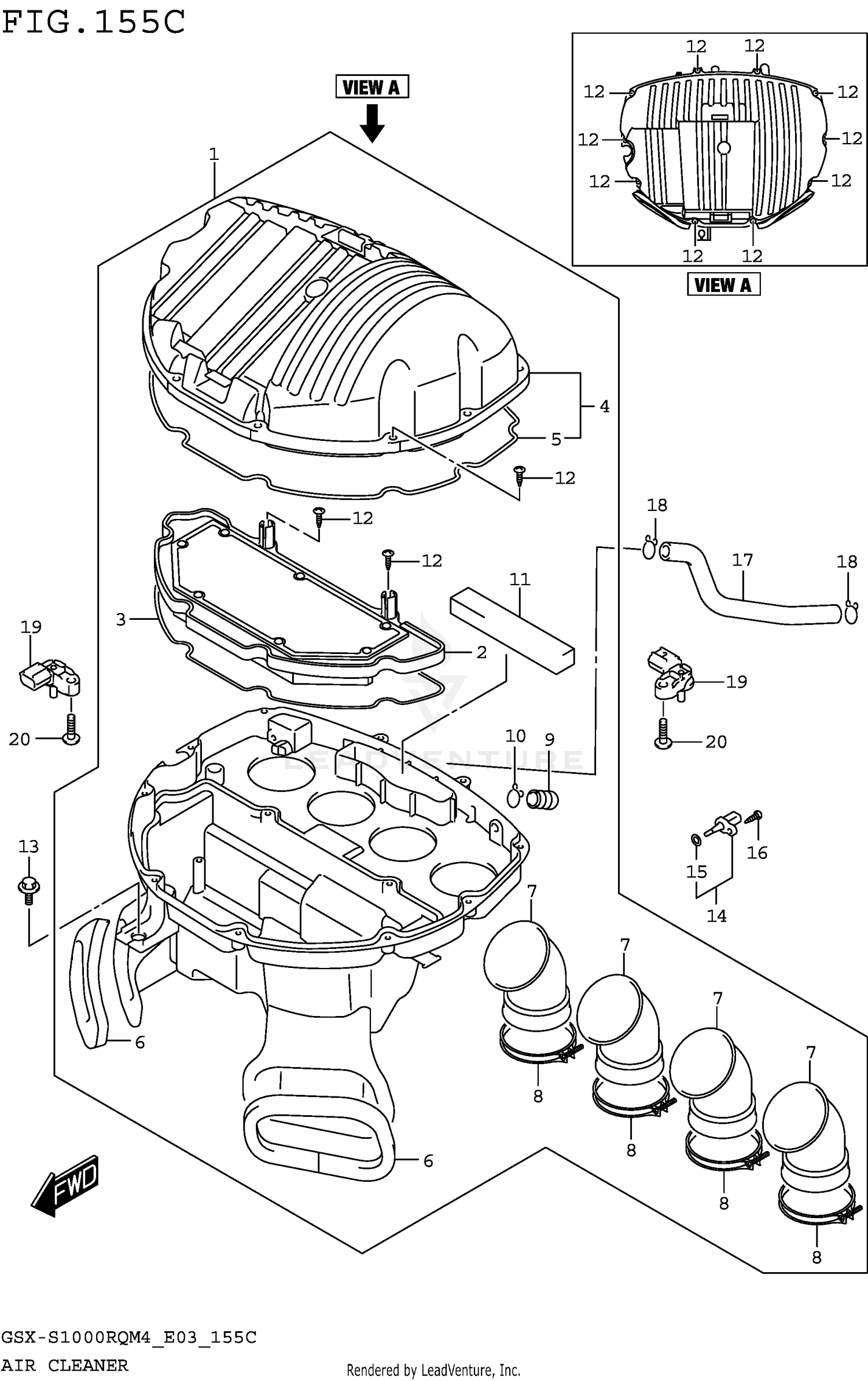 AIR CLEANER (GSX-S1000RQM4 E33)