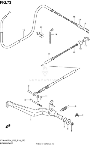 Rear Brake Schematic