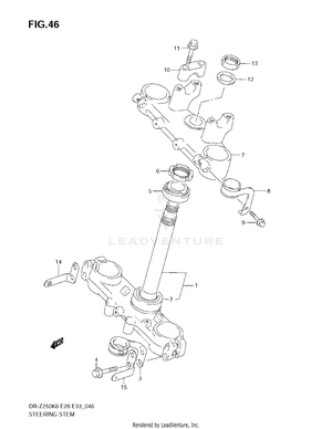 Steering Stem (e28) Schematic