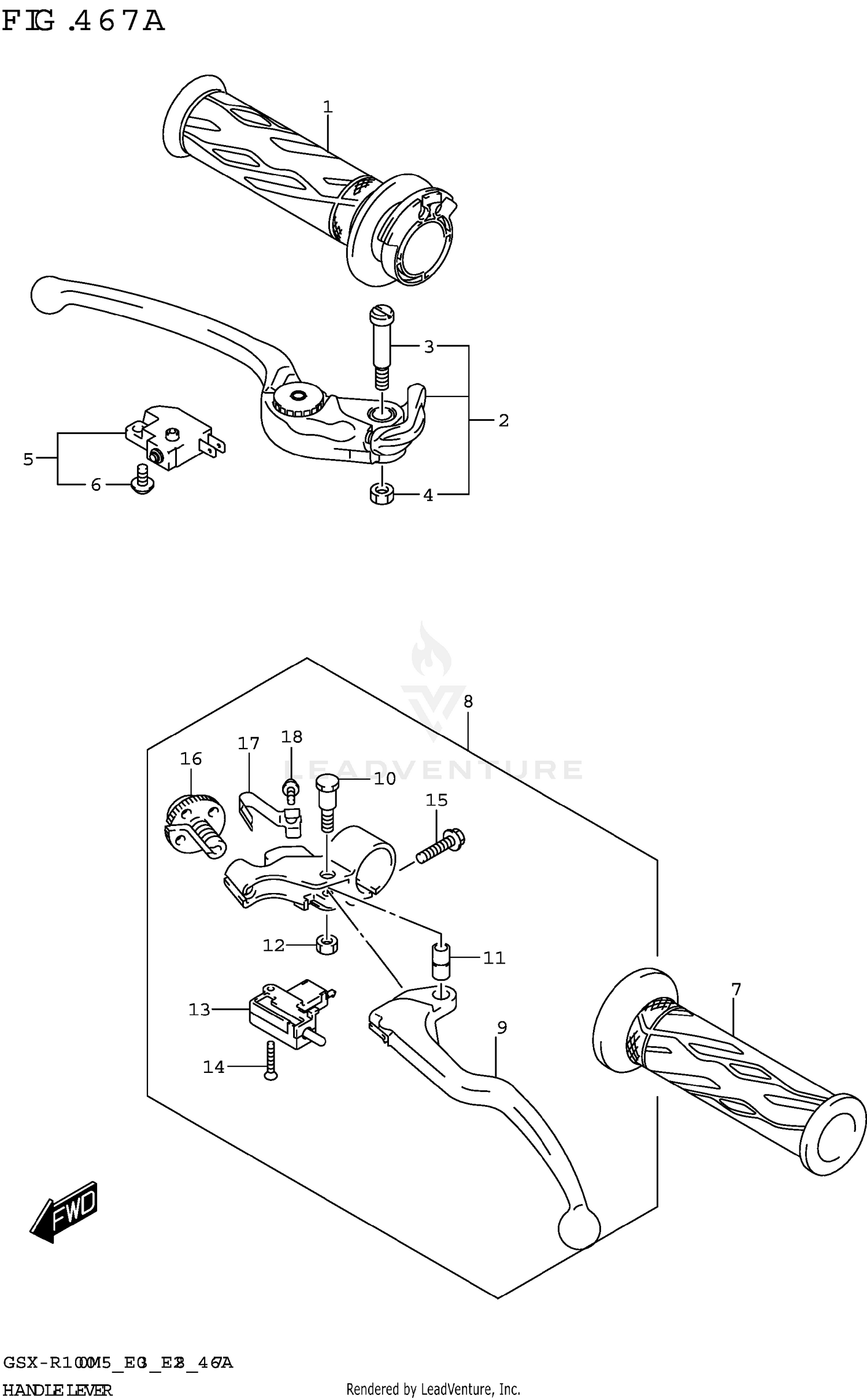 HANDLE LEVER