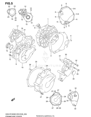 Crankcase Cover Schematic