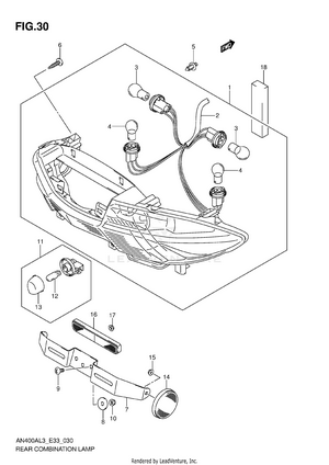 Rear Combination Lamp Schematic