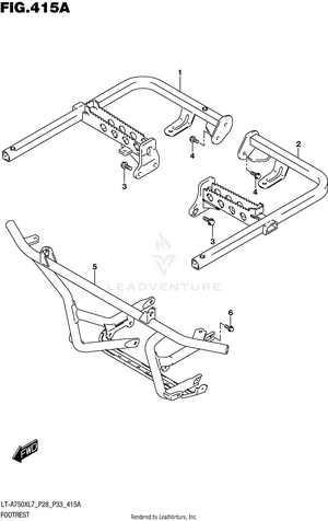 Footrest Schematic