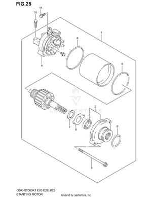 Starting Motor Schematic