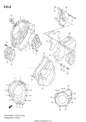 Crankcase Cover Schematic