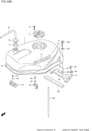 Fuel Tank (model T) Schematic