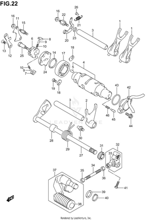 Gear Shifting (model K1/k2/k3/k4) Schematic