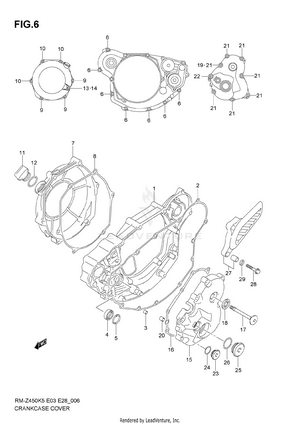 Crankcase Cover Schematic