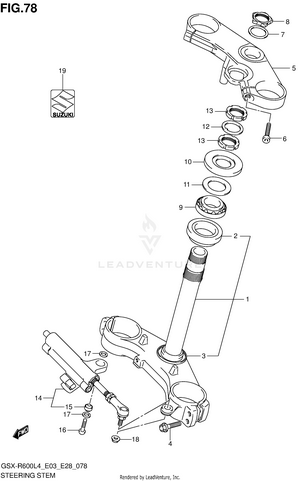 Steering Stem Schematic