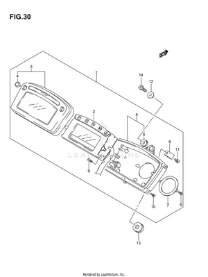 Speedometer (model K4/k5) Schematic