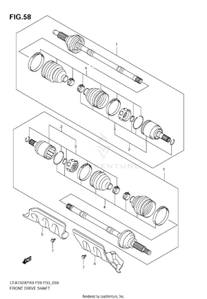 Front Drive Shaft Schematic