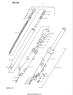 Front Fork Schematic