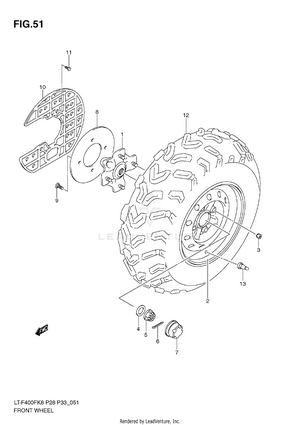 Front Wheel Schematic