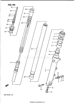 Front Damper (model J) Schematic
