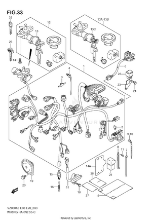 Wiring Harness (model K5/k6/k7/k8) Schematic