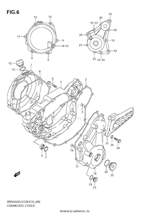Crankcase Cover Schematic