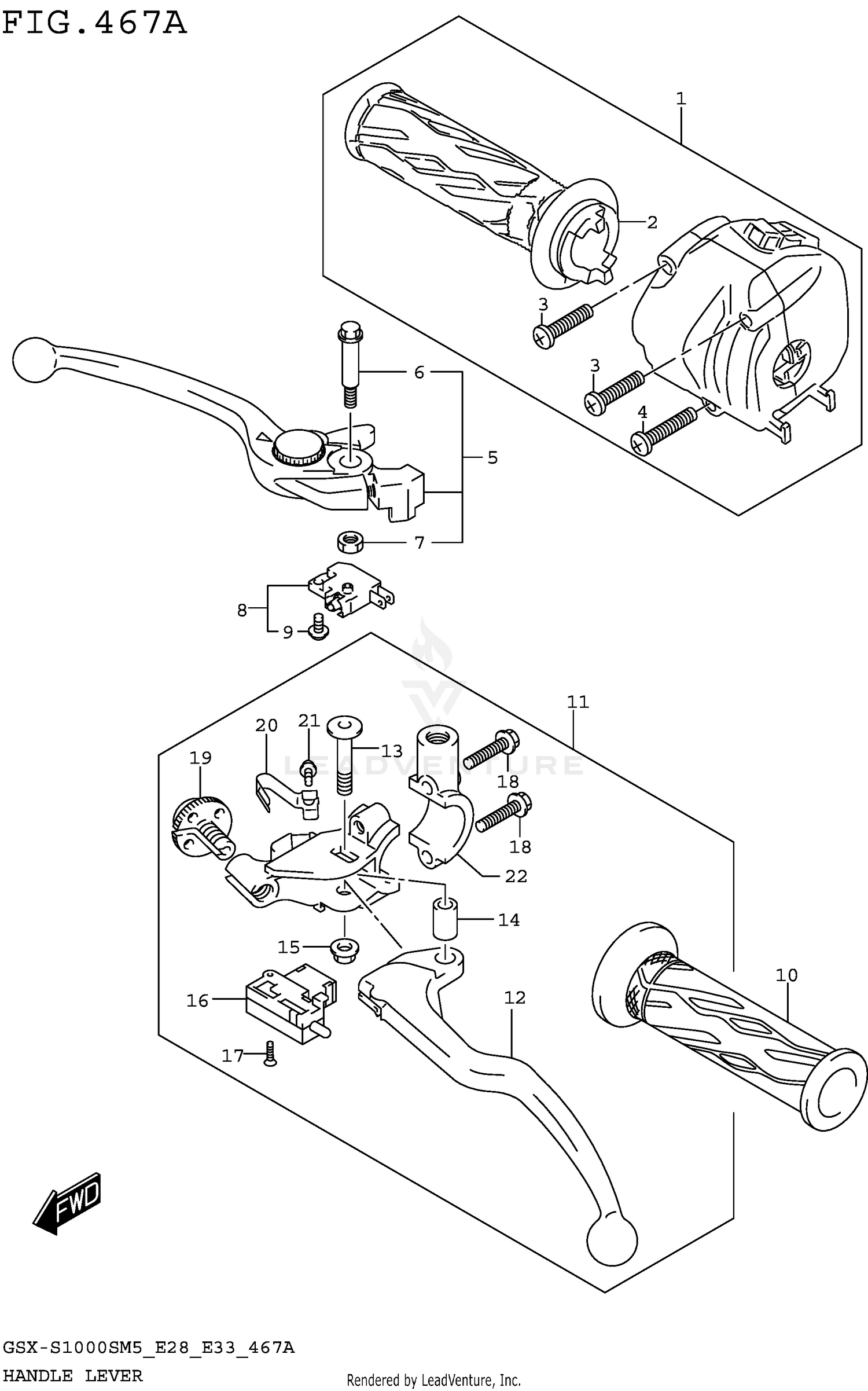 HANDLE LEVER