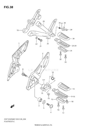 Footrest Schematic