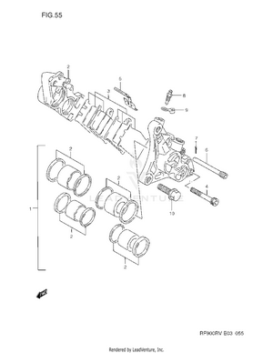 Front Calipers Schematic