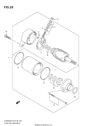 Starting Motor Schematic