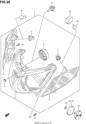 Front Combination Lamp Schematic