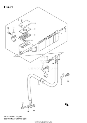Clutch Master Cylinder Schematic