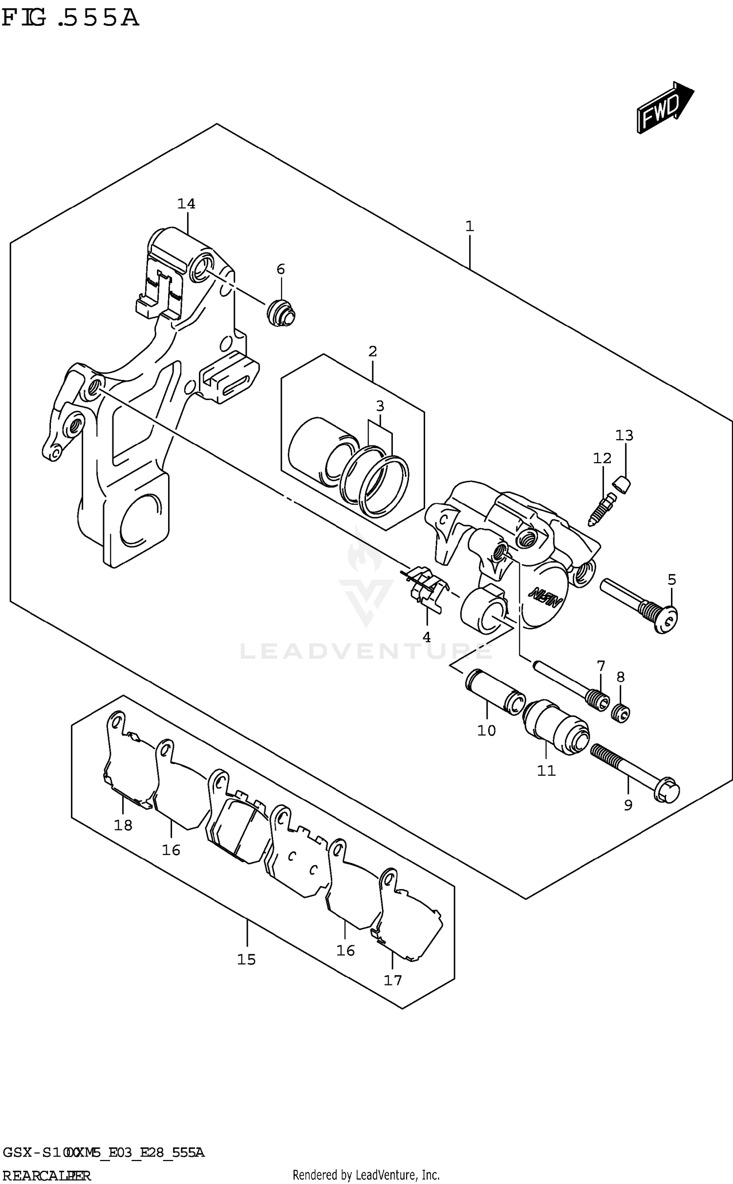 REAR CALIPER