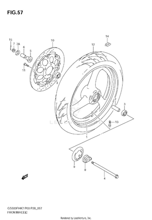 Front Wheel Schematic
