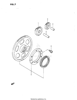 Starter Clutch Schematic