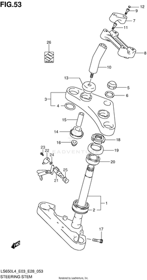 Steering Stem Schematic